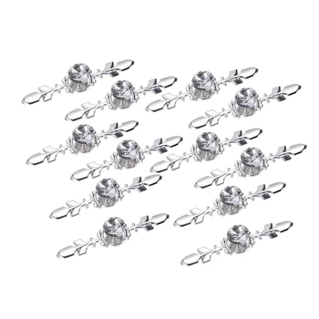 

Retail 10 Pack Drawer Knobs with Silver Plate,Pull Handle Cupboard Wardrobe Drawer Pull Handle Furniture with Screws (120MM)