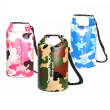 Многофункциональный Спорт на открытом воздухе Кемпинг камуфляж Рыбалка розовый, синий, зеленый водонепроницаемый мешок 2L