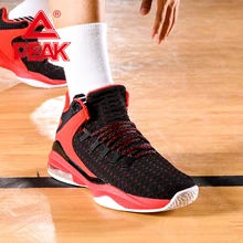 Пик стиль Дышащие баскетбольные кроссовки мужские высокие ударопрочные кроссовки Нескользящие баскетбольные кроссовки zapatillas hombre