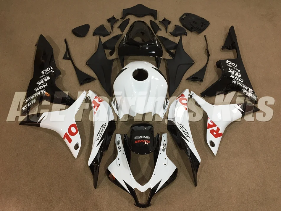 

Top (Injection molding) New ABS Motorcycle Full Fairing Kit 100% Fit For Honda CBR600RR 07 08 F5 2007 2008 Fairings red Repsol