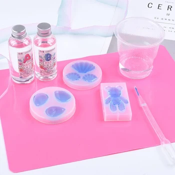 

Silicone Resin Epoxy Molding DIY Tool Silicone Resin Pad Stirring Bars Scraper