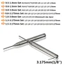 Jeu de fraises CNC pour fraisage des métaux, fraises en carbure, tige de 0.8mm, 3.175-3.175mm, 10 pièces ► Photo 2/6