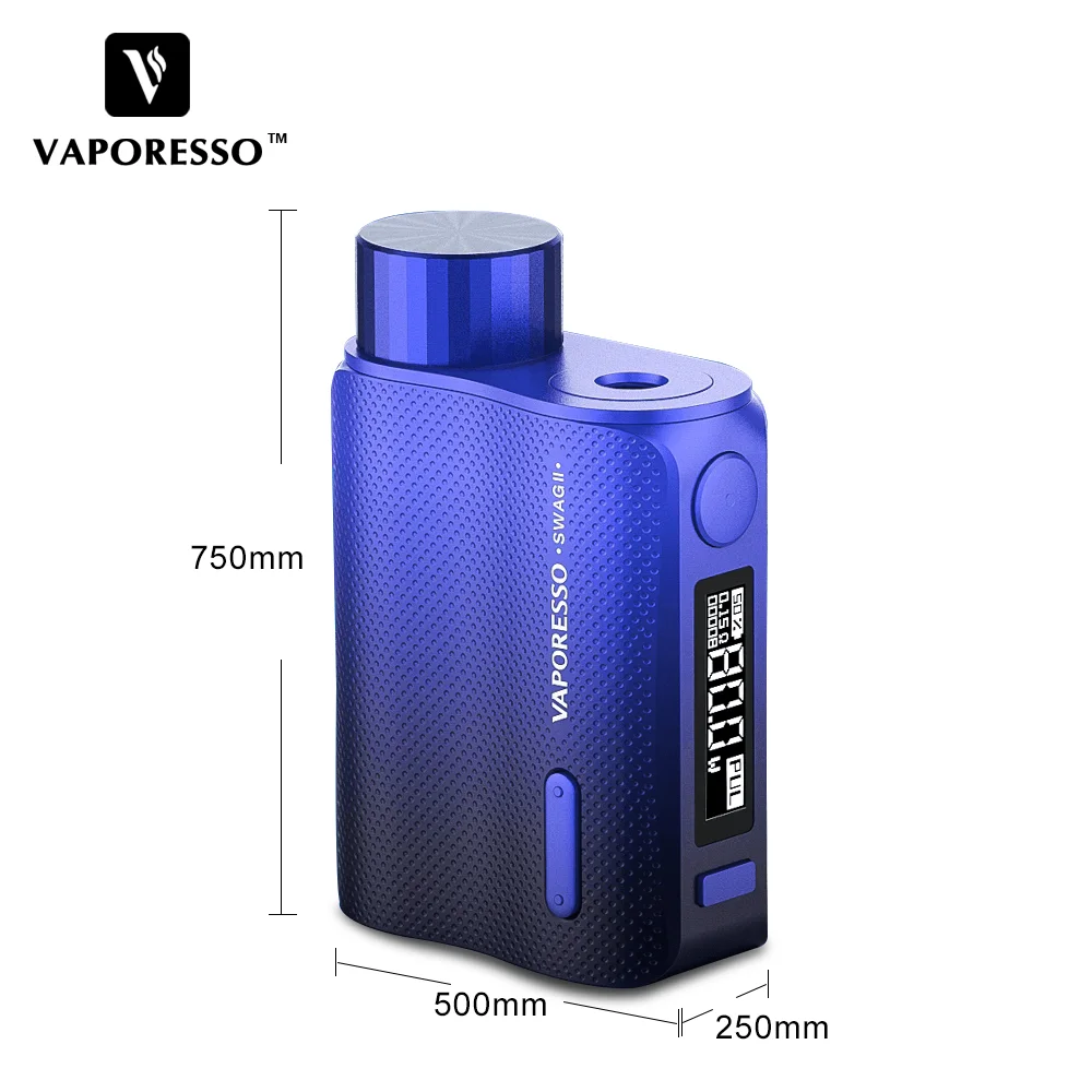 Vaporesso Swag 2 TC бокс мод 80 Вт 0,91 дюймов экран Vape мод подходит PE SE NRG SE танк атомайзер VS Swag электронная сигарета мод