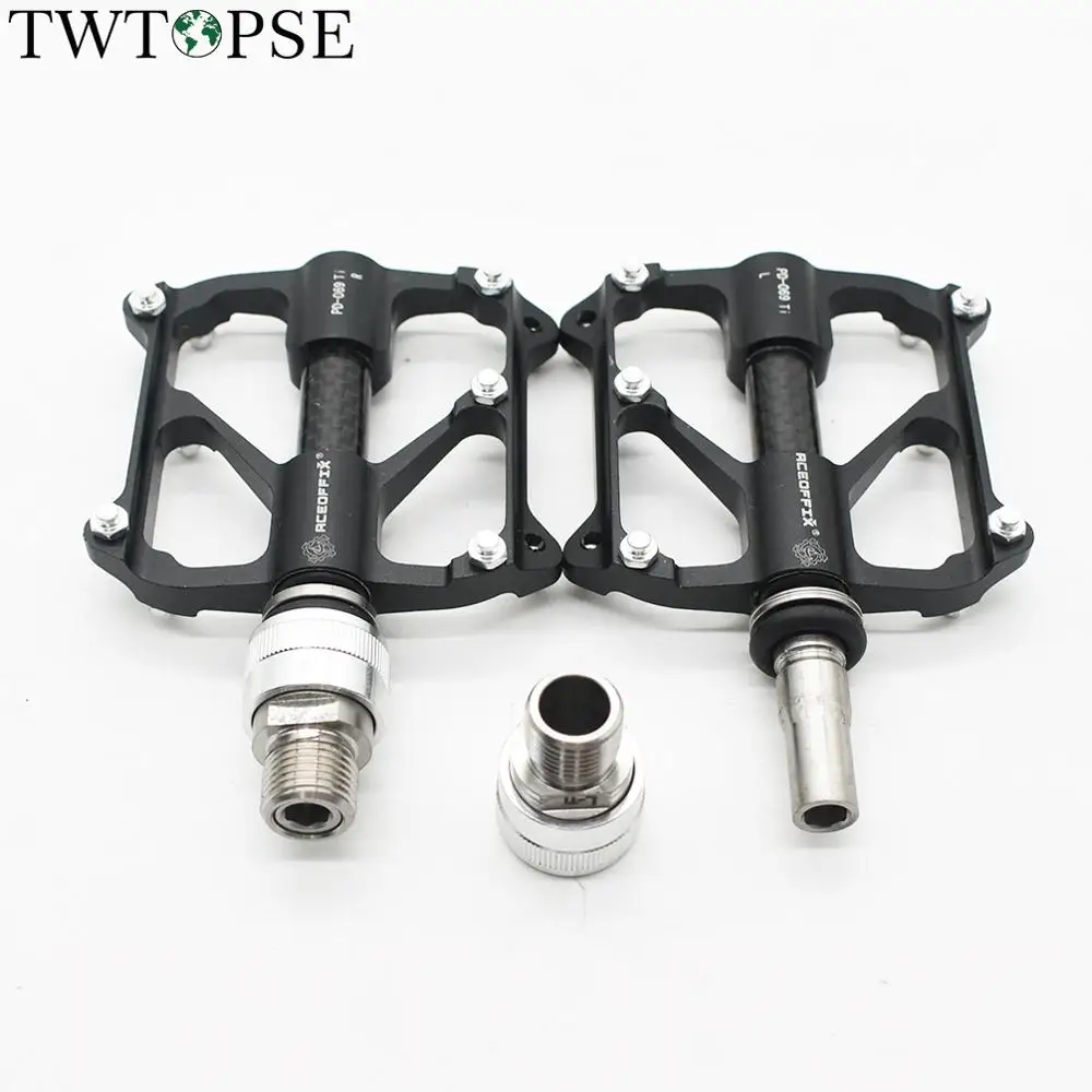Titanium Axle Both QR Pedal Non Slip for Brompton Folding Bike 3SIXTY 220g//pair