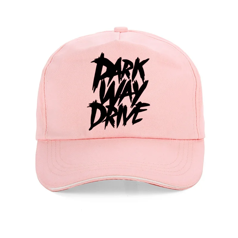 Parkway Drive rock, Мужская кепка, wo, мужская, новинка, с принтом, металлическое ядро, панк, бейсболки, модная, хлопок, рок, хип-хоп кепка, snapback - Цвет: Розовый