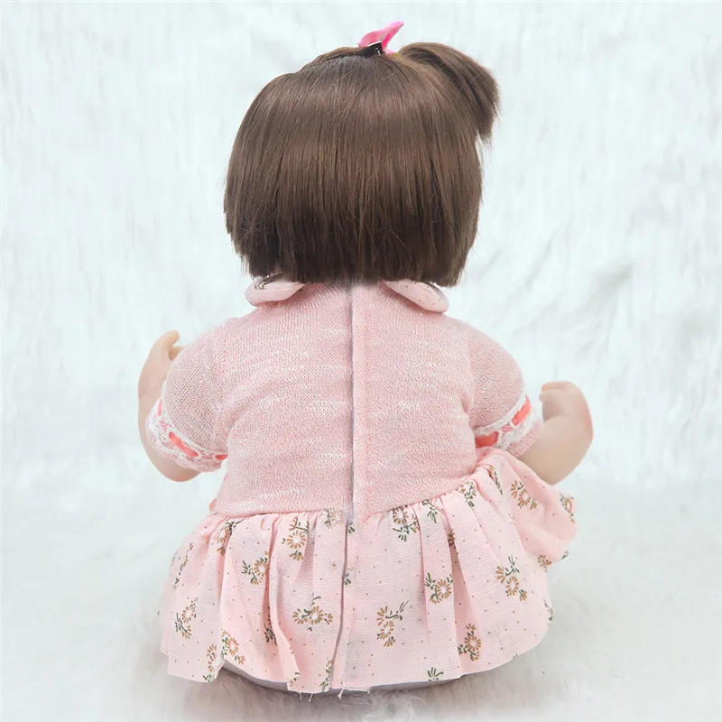 42 см Bebes кукла-Реборн, мягкая силиконовая кукла-реборн для малышей, мягкие куклы, Реалистичная живая кукла, косплей, Рождество, суперцена, подарки, кукла