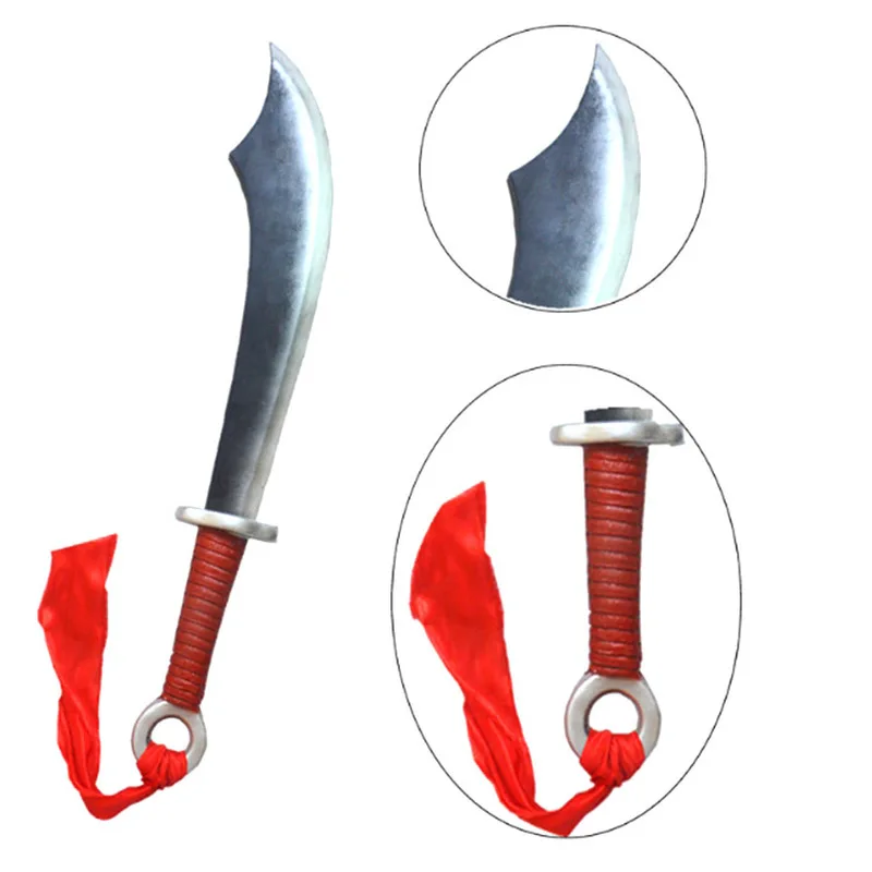Красный армейский японский нож реквизит красный цвет Искусственный меч детская
