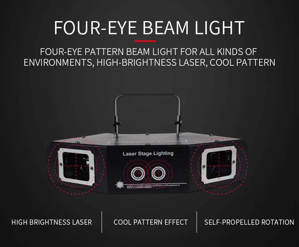 WUZSTAR диско лазерный DJ светильник RGB вечерние проектор светильник s DMX управление сценический светильник ing эффект для свадьбы
