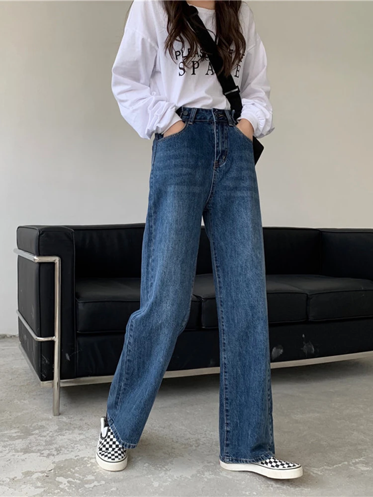 wide leg ladies jeans