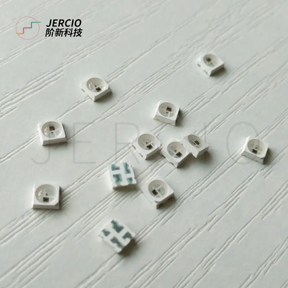 Светодиод Jercio SK6812mini / WS2812mini XT1505 1000 RGB Программируемый белый/черный индивидуально