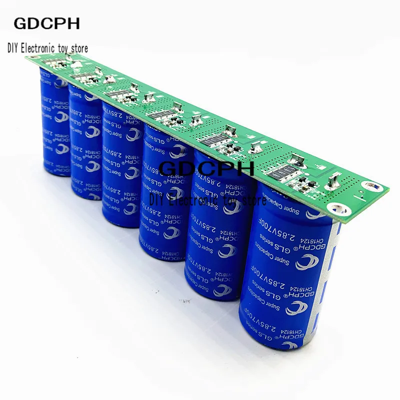 GDCPH супер фарад конденсатор 17V116F автомобильный выпрямитель с давлением эквалайзер 2.85V700F модуль 16 в 12 В 2,7 в 500f