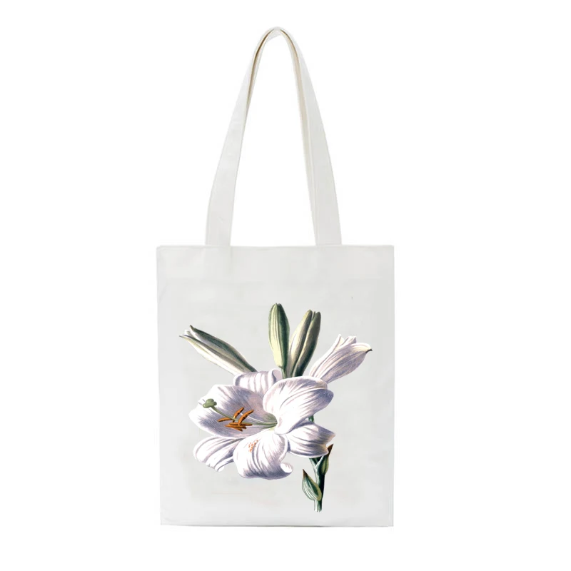 

SCCFMM Tote ECO Shopping Outdoor Canvas Shoulder Bags Foldable Canvas Shopping For Girls Reusable Beach Shopper Bag