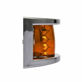 

Amber + Red Side Marker Light 12V Car Auto Fender Clearance Trailer Sealed