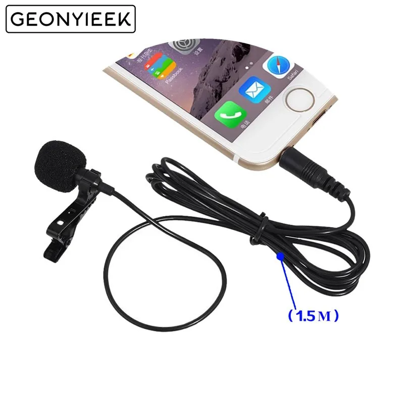 2 шт. микрофоны на лацкане 3 5 мм|lapel microphone|microphone lavalier3.5mm jack microphone |