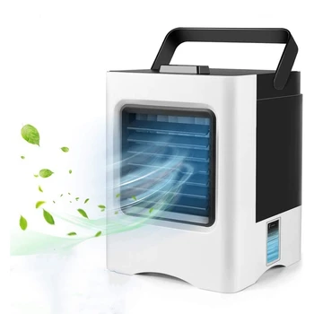 

Personal Space Air Conditioner, Air Cooler Mini USB Fan Purifier Humidifier Desktop Cooling Fan with 3 Speeds for Home