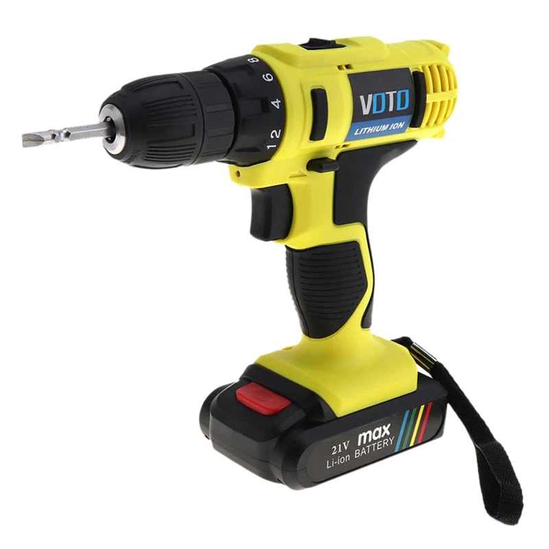 

VOTO 21V Mini Cordless Electric Screwdriver Drill Power Tools With Rechargeable Lithium Battery And Two-Speed Adjustment Button