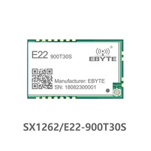 E22-900T30S SX1262 1 Вт UART LoRa TCXO 915 МГц модуль беспроводной модуль 868 МГц длинный диапазон IoT SMD IPEX передатчик интерфейса