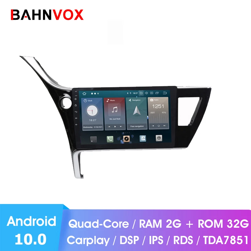9&quot android 10.0 RAM2G car gps dvd player for Toyota Corolla LHD 2017 2018 radio multimedia navigation stereo head unit dsp | Автомобили