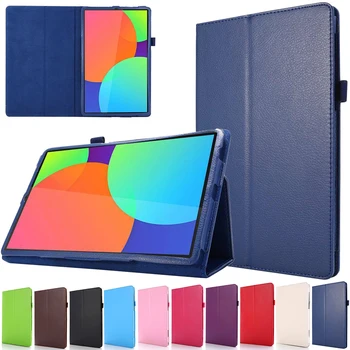 

For Lenovo Tab M10 FHD Plus 10.3 inch Case TB-X606F TB-X606X 2020 Funda Shell Litchi Pattern Leather Tablet Protective Cover