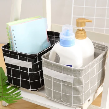 

Storage Box Nordic Style Underwear Container Case Basket Bag Square Oxford Cloth Waterproof Space Saver Toy Books Large Volume