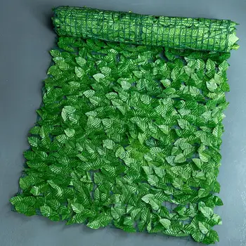 

0.5*3M/0.5*1M Artificial Leaf Screening Roll Protected Privacy Hedging Wall Landscaping Indoor Out Garden Fence Balcony Screen