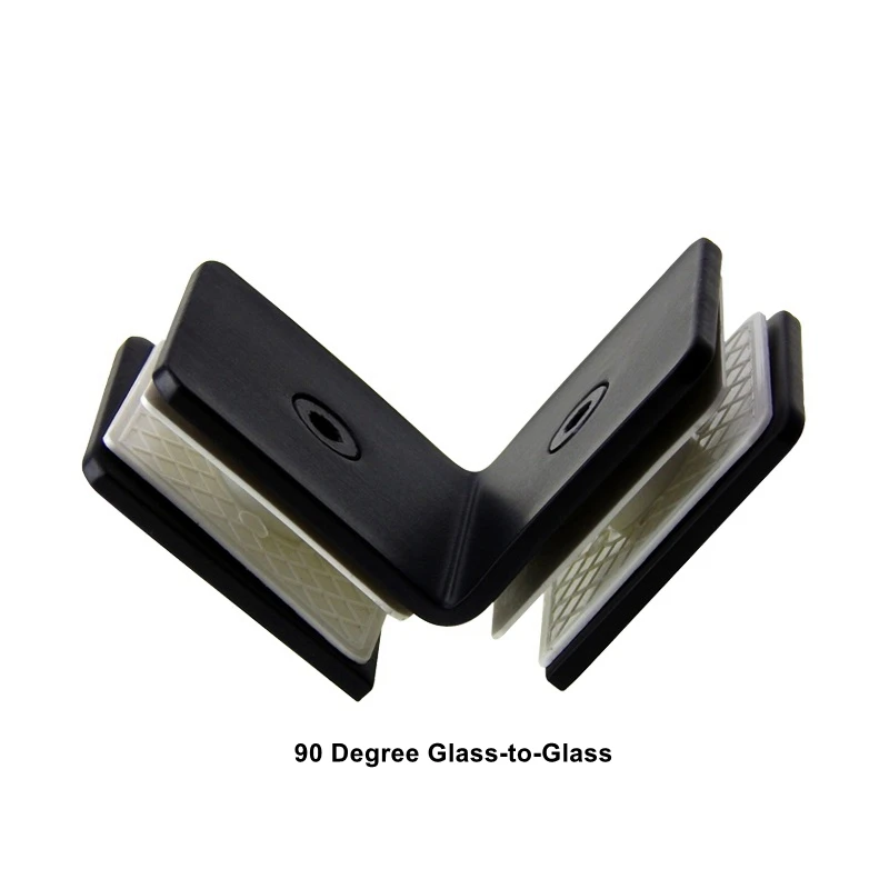 Stainless Steel Glass Clamp Shower Room Glass Clip Holder Bracket Support 0 90 135 180 Degree Wall Panel Connector shower room glass clamp