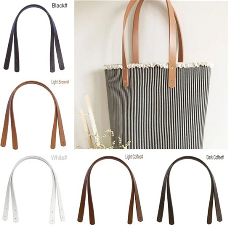 2PCS Bag Belt Detachable PU Leather Handle Lady Shoulder Bag DIY Replacement Accessories Handbag Band Handle Strap Band 2PCS Bag Belt Detachable PU Leather Handle Lady Shoulder Bag DIY Replacement Accessories Handbag Band Handle Strap Band
