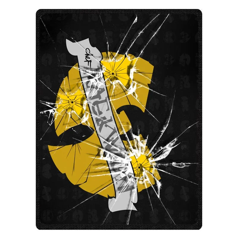 Одеяло Wu Tang Clan с принтом для детей; весенне-осеннее одеяло; удобное Флисовое одеяло с воздухопроницаемым покрытием