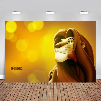 

Photography Background The Lion King Simba Kids Birthday Backdrop Decor Photocall Backdrop Photo Studio Banner