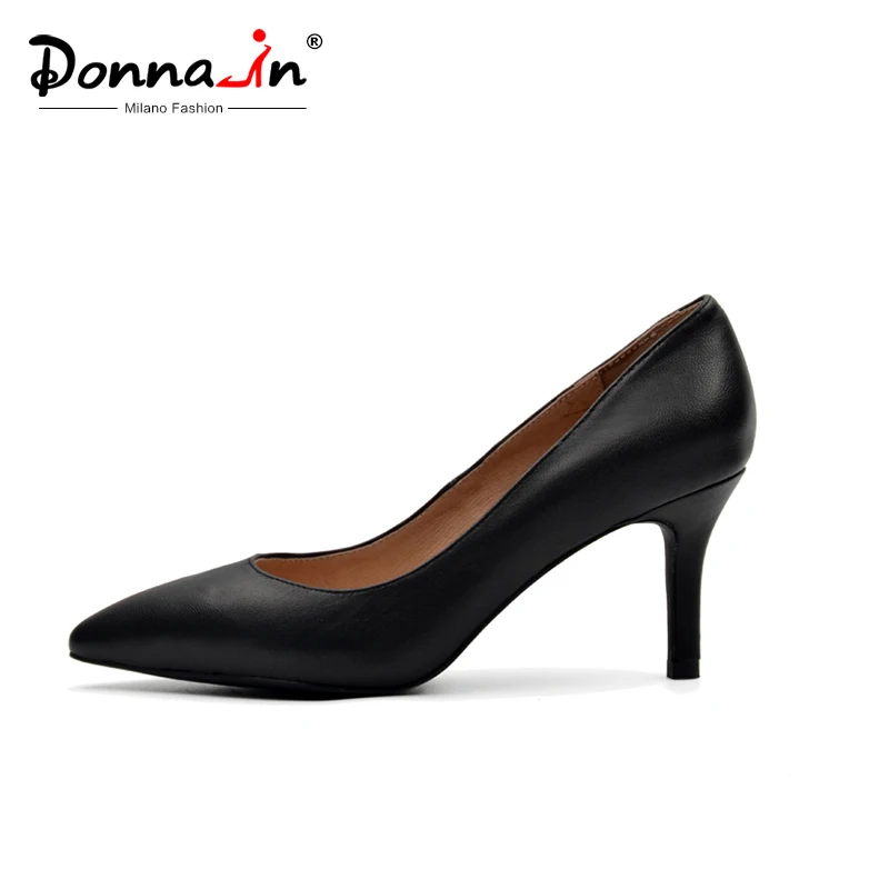 Женские замшевые туфли Donna in вечерние лодочки из натуральной кожи на тонком
