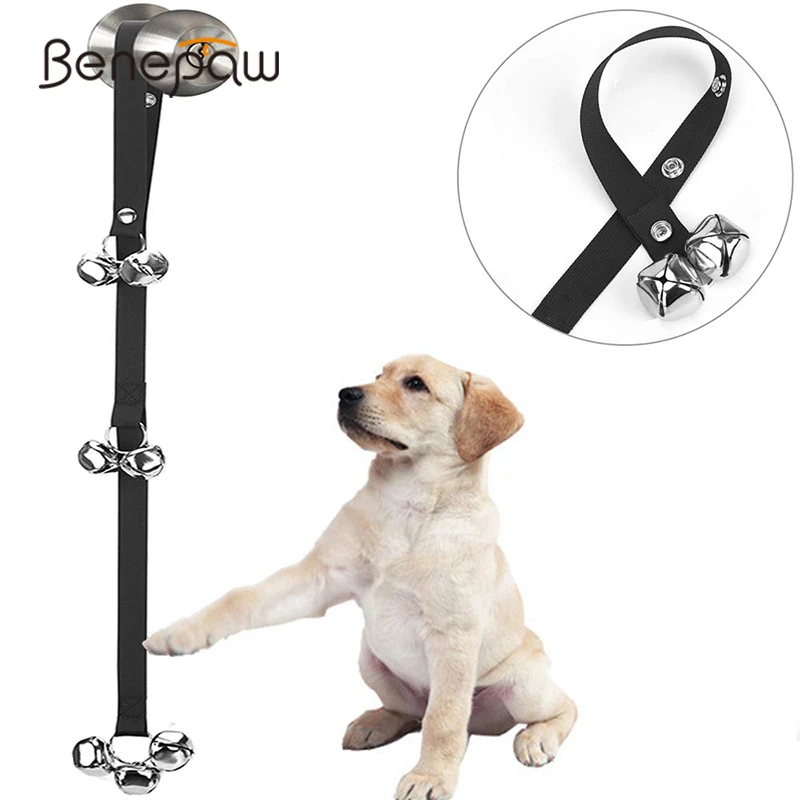 

Benepaw Easy Potty Training Dog Doorbell Quality Nice Sounding Adjustable 7 Puppy Pet Bells Small Medium Large Dogs Equipment