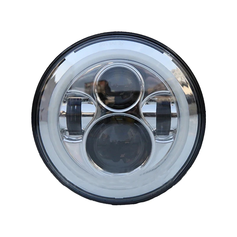 Faro Led de 7 para coche Lada Niva 4x4 7 pulgadas H4 faros Led para  motocicleta Angel Eyes para Jeep OffRoad 4x4 Suzuki Samurai Toyota -  AliExpress