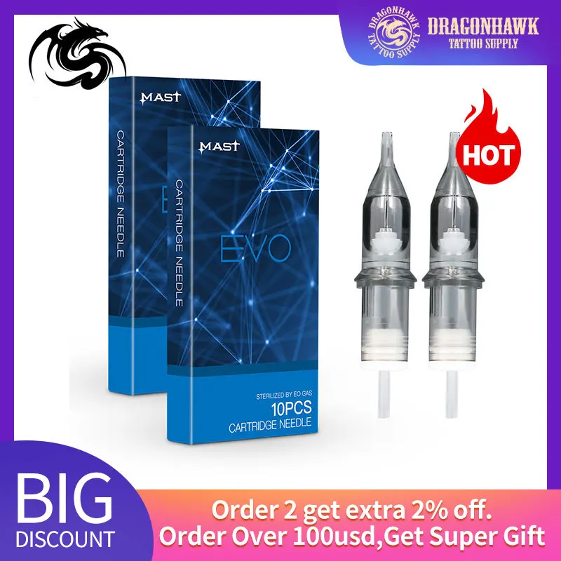 Najtaniej Profesjonalne 20 szt. Jednorazowe sterylne igły do tatuażu okrągłe liniowe Shader Magnum do obrotowych piór akcesoria