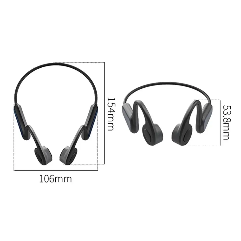 A9, портативные беспроводные наушники с костной проводимостью, Bluetooth 5,0, Hi-Fi, спортивные наушники, IP56, стерео, громкая связь, HD, вызов, Шейная гарнитура