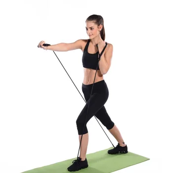

Yoga Pull Rope Elastic Resistance Bands Fitness Home Workout Exercise Tubes Indoor Practical Training Rubber Tensile Expander