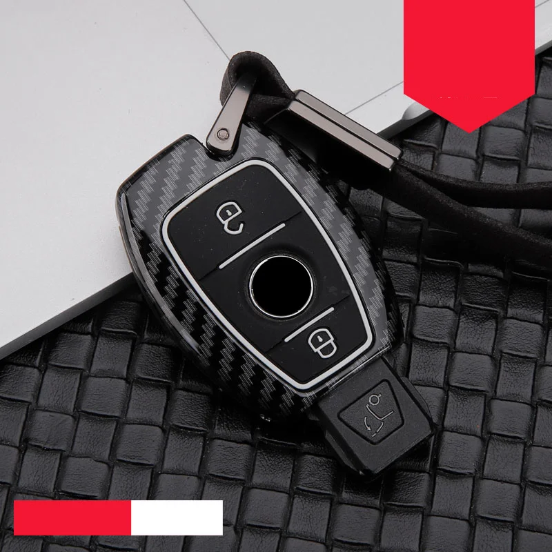 Чехол для ключей автомобиля, цинковый сплав, силикагель для Mercedes Benz E S C Class W213 SLC SLK E200 E260 E300 GLC 260 C200 CIA GLA