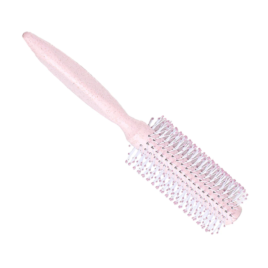 Professional Women Round Barrel Hair Brush Volumizing Blow Drying Hairbrush