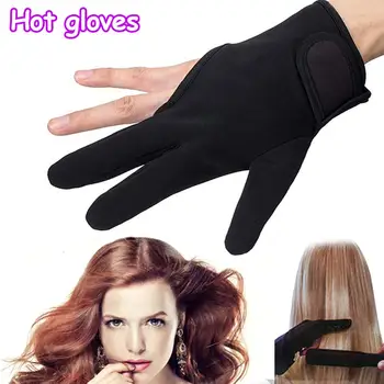 

New Barber Hairdressing Three Fingers Glove Heat Resistant Finger Protect Hair Straightening Curling Styling Accessories SCI88