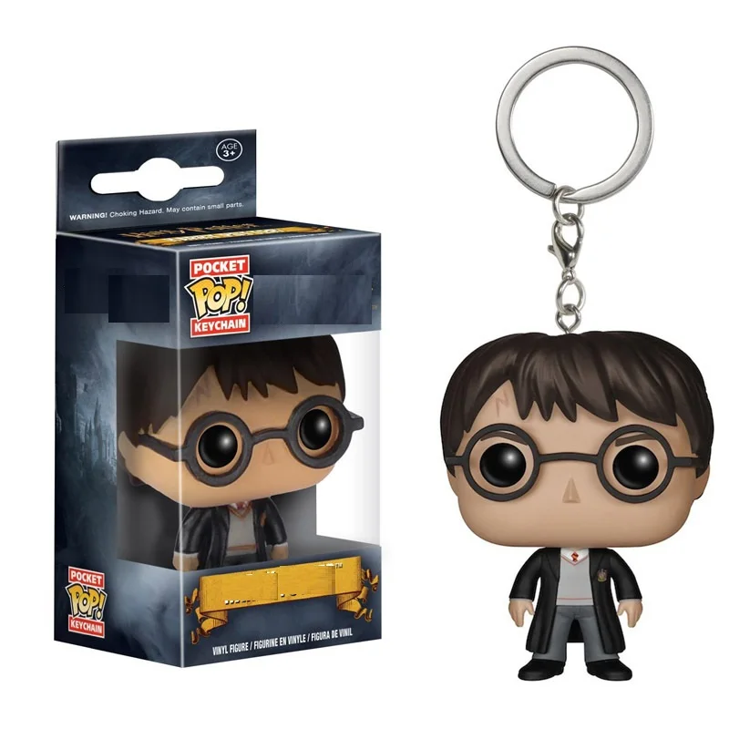keychain Популярные новые Нарцисса Гарри Поттер Миртл Ограниченная серия Виниловая фигурка кукол модель игрушки для детей рождественские подарки - Цвет: keychain