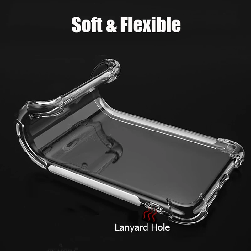 Shockproof Transparent Silicone Airbag Phone Case – Ultra Soft TPU Cover
