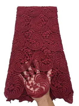 

African Net Lace Fabric 3D Applique Milk Silk Lace French Lace Fabric High Quality Nigerian Lace Fabric For Wedding Dress