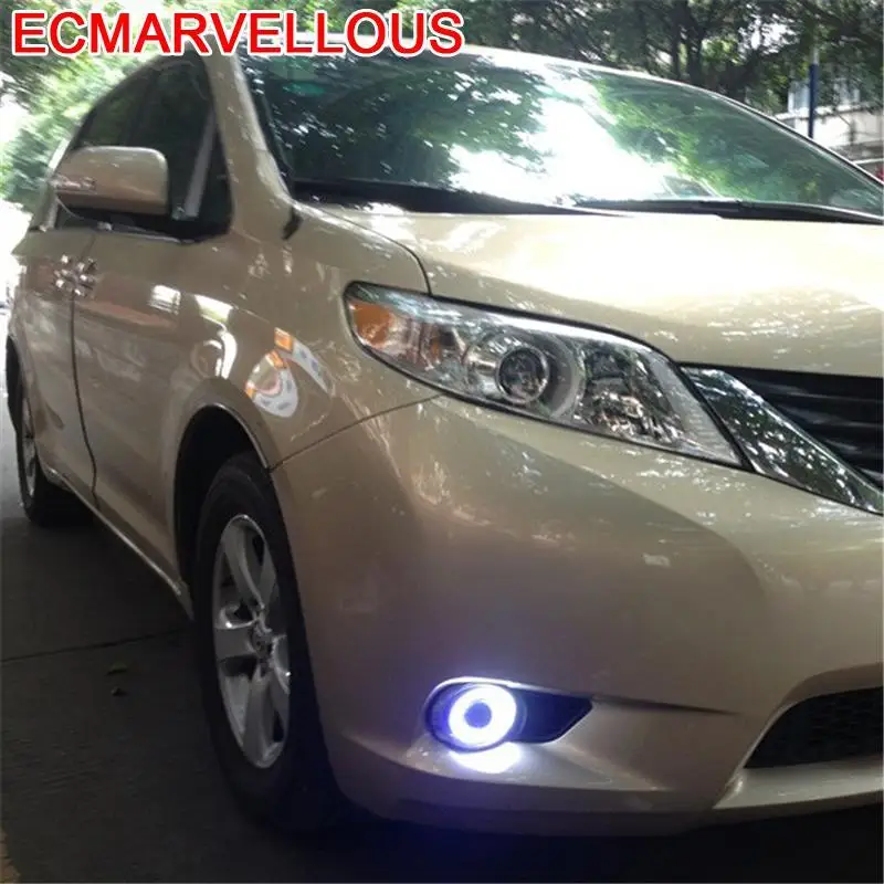 Аксессуары Luces Para Авто ходовой боковой указатель поворота светодиодные фары передние противотуманные фары в сборе 17 18 для Toyota Sienna