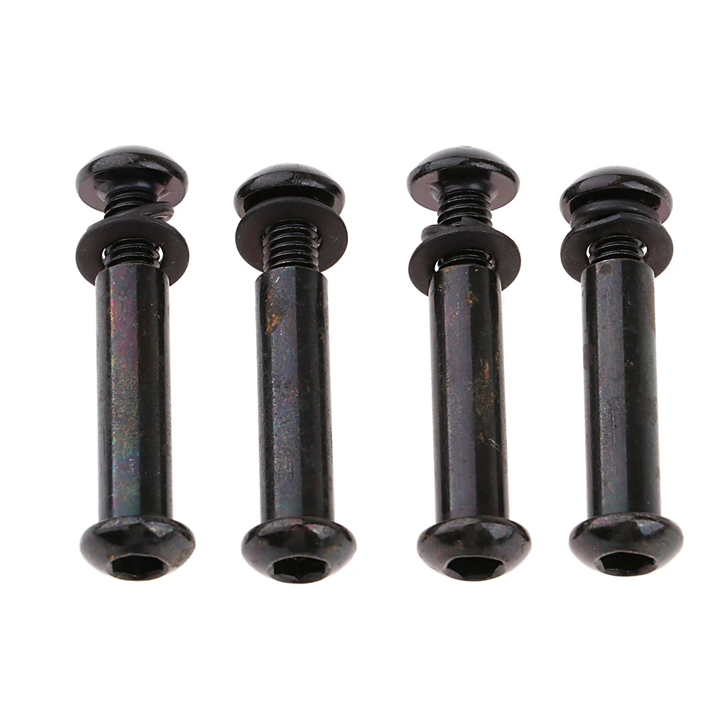 4pcs M5 Motorcycle ATV UTV 45mm Rear View Side Mirror Mounting Screws Bolts