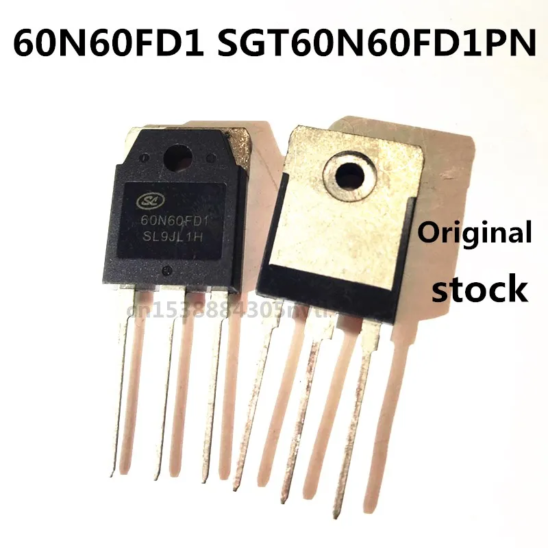 원래 2PCS/ 60N60FD1 SGT60N60FD1PN 600V 60A TO 3P|트렌지스터| - AliExpress