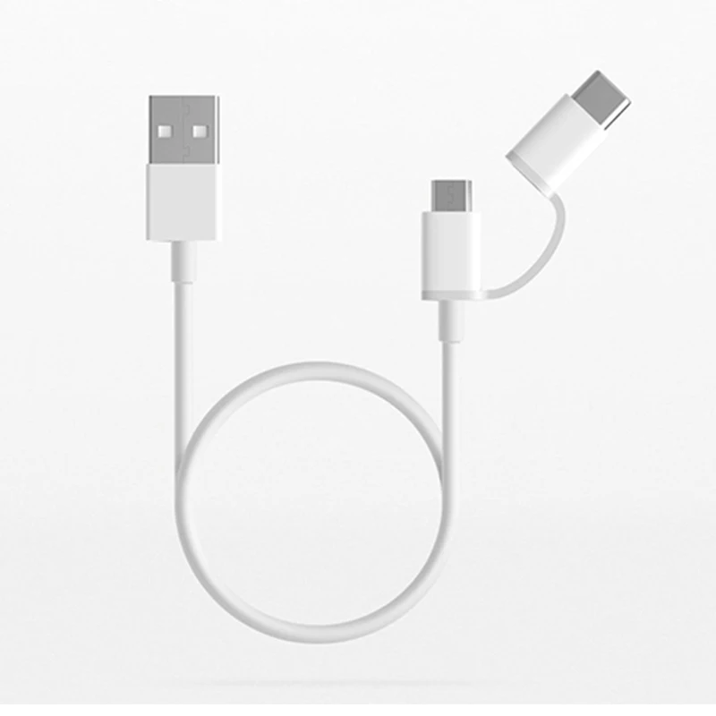 2 в 1 кабель Xiao mi QC3.0 usb type C кабель для mi 8 9 SE 5C 5X 5S plus 6 6X A3 A2 A1 mi x 3 2s Max 3 Red mi K20 Pro 8 8A