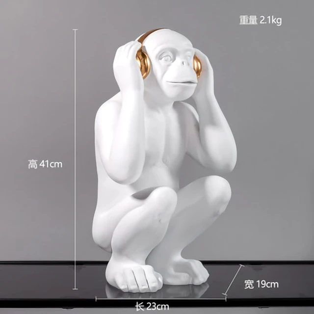 Creative Nordic King Kong Gorilla Resin Statue Artifact Living Room Desk  Office Home Decoration Animal Sculpture Decoration Gift - AliExpress