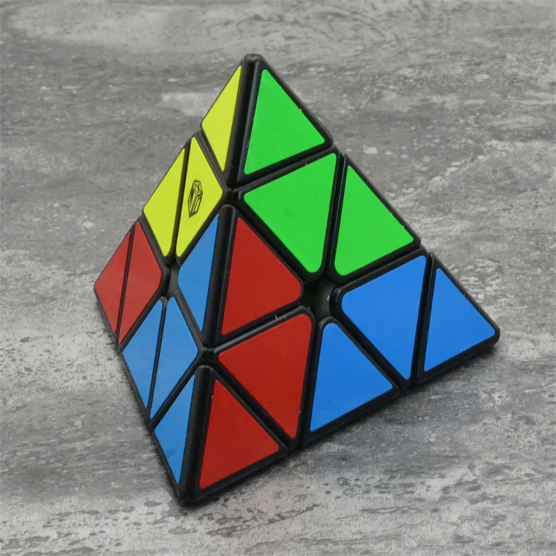 Магнитный кубик Mofangge X-man Bell, волшебный треугольный куб Qiyi, скоростная головоломка, развивающие игрушки для детей, пирамида Cubo Magico 3x3x3