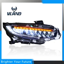 2 шт. автомобильный Стайлинг головной светильник для HONDA CIVIC s DRL