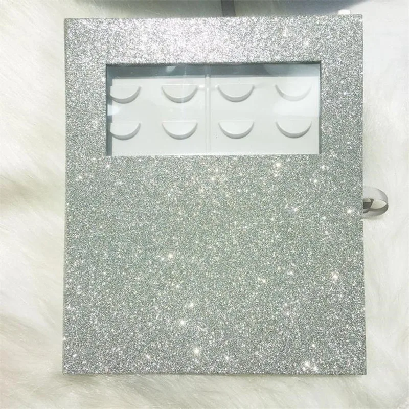 16 Pairs Portable Empty Eyelash Storage Book Glitter Paper Fake Eyelashes Display Makeup Tool Wholesale 20#6 16 Pairs Portable Empty Eyelash Storage Book Glitter Paper Fake Eyelashes Display Makeup Tool Wholesale 20#6