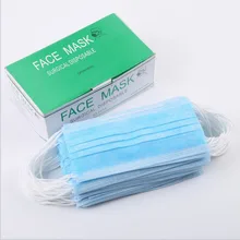 Одноразовые защитные трехслойные нетканые ткани маски пыленепроницаемый туман и дымка маски салон красоты Крытый для обычных